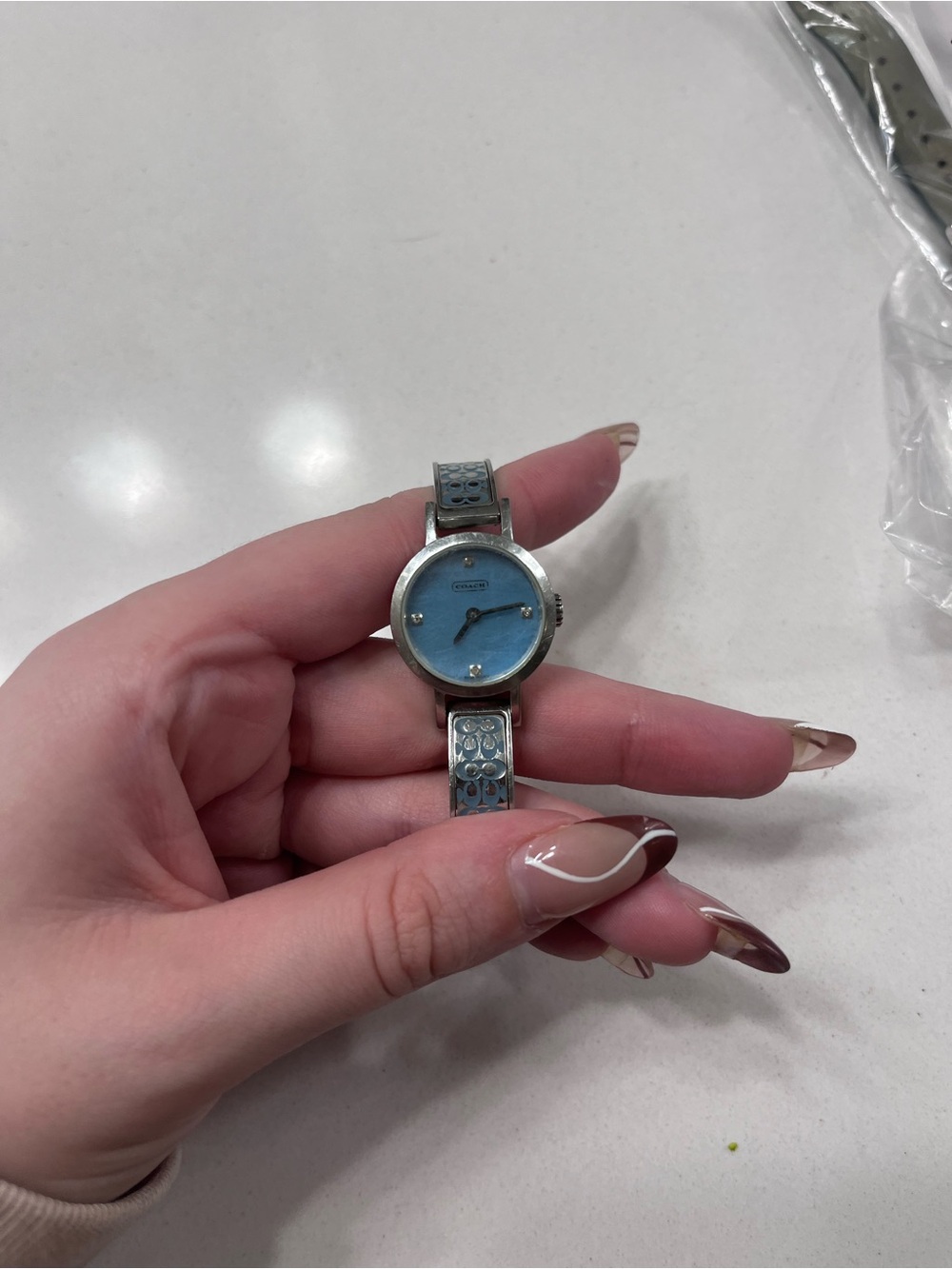 Coach Watch MOP blue dial